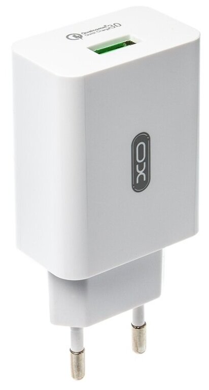 Сетевое зарядное устройство + кабель для iP Lighting XO L36 QC3.0 3A белый