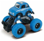 Машинка Funky Toys Die-cast, инерционный механизм, рессоры, синяя, 1:46 61072