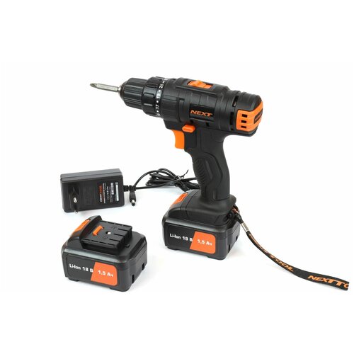 Аккумуляторная дрель-шуруповерт NEXTTOOL ACD-18BL 421000₽