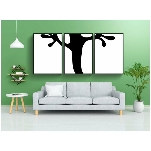 фото Набор модулных постеров для интерьера "ящерица, рептилия, саламандра" 60x90 см. в тубусе, без рамки lotsprints