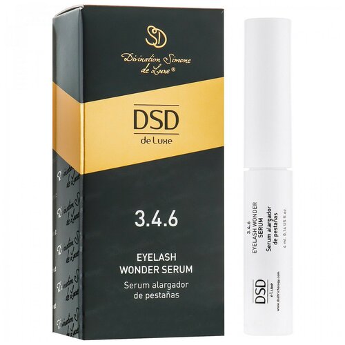 DSD de Luxe Eyelash wonder serum Сыворотка для роста ресниц 3.4.6, 4 ml dsd de luxe eyelash wonder serum сыворотка для роста ресниц 3 4 6 4 ml