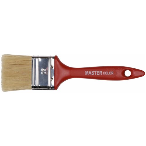 Кисть флейцевая Master Color 30-0123 толщ. 12 мм, 70% ПБT/30% светл.натур. щетина, нерж.обжим, пла ст. ручка, ширина 50 мм