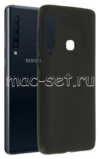 Чехол-накладка для Samsung Galaxy A9 (2018) A920 силиконовая черная 1.2 мм