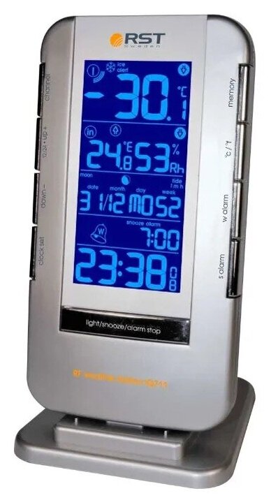 Термометр цифровой с радио-датчиком RST 02711 - фотография № 3