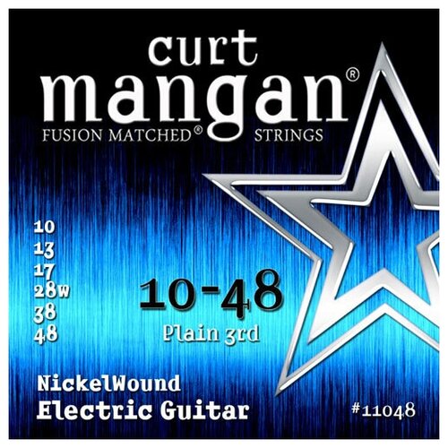 Curt Mangan Electric Nickel Wound 10-48 струны для электрогитары