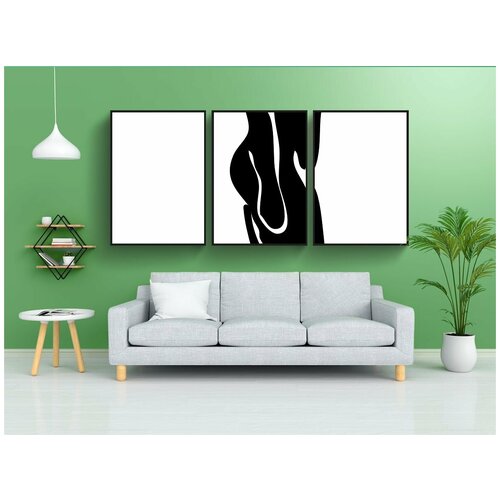 фото Набор модулных постеров для интерьера "человек, в вертикальном положении, прямой" 60x90 см. в тубусе, без рамки lotsprints