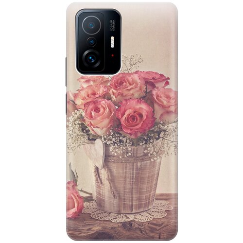фото Силиконовый чехол винтажные розы на xiaomi 11t / 11t pro / сяоми 11т / 11т про bestluck