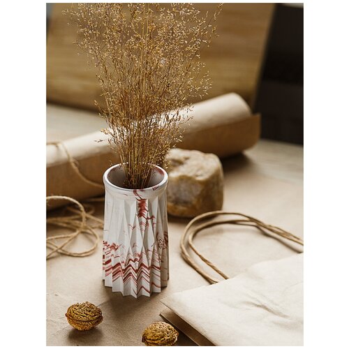 Ваза декоративная / Ваза для сухоцвета / Ваза гипс / Декор для интерьера TAKEME