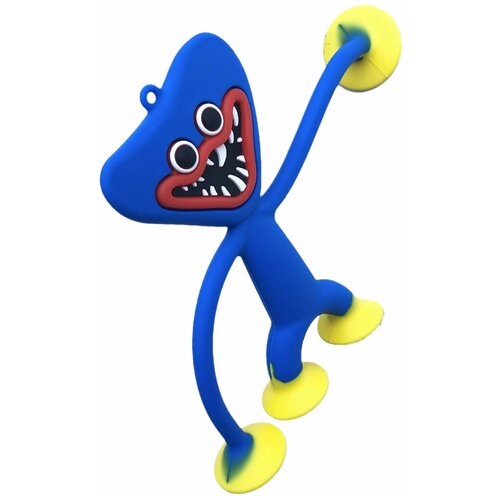 Брелок Михи Михи, синий мягкая игрушка мама хаги ваги huggy wuggy игровой персонаж poppy playtime