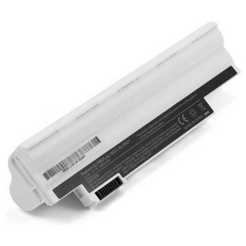 аккумулятор для ноутбука acer aspire one d255 d260 emachines 355 11 1v 2520mah черная Аккумулятор для Acer AL10A31, AL10B31 (4400mAh), белый