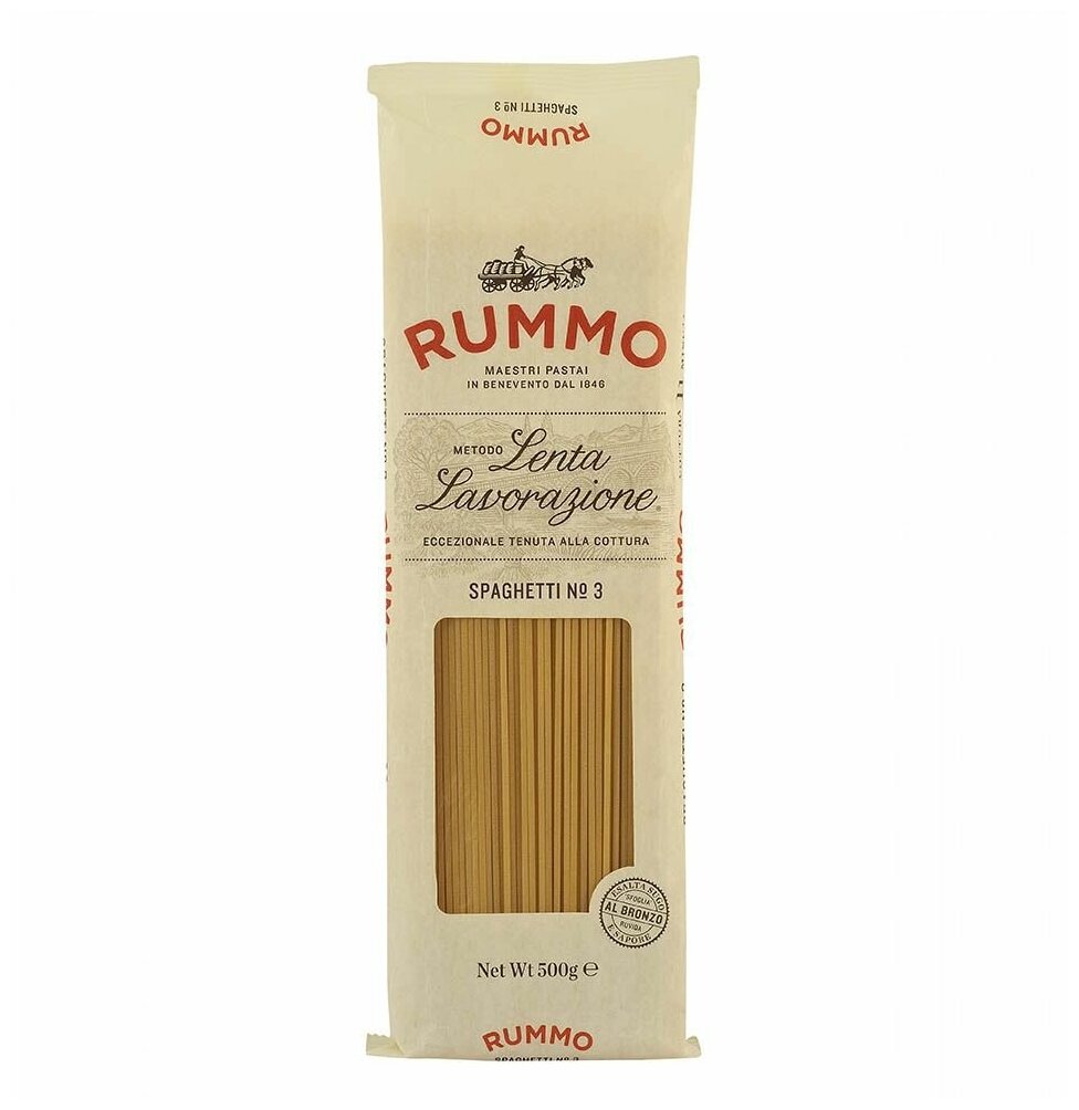 Макаронные изделия Spaghetti n.3 Rummo, 500 г - фотография № 3