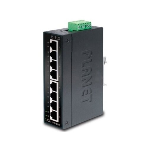 Промышленный 8-портовый 10 / 100TX Fast Ethernet Коммутатор Planet ISW-801T