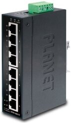 IP30 Slim Type 8-Port Industrial Fast Ethernet Switch (-40 to 75 degree C)