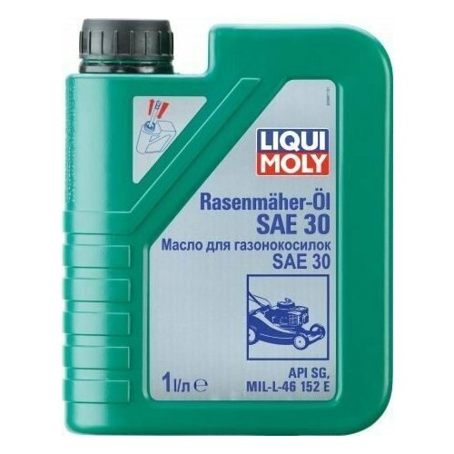 Масло моторное LIQUI MOLY для газонокосилок Rasenmaher-Oil 30 (3991) масло 4 тактное liqui moly rasenmaher oil sae 30 для газонокосилок 1 л