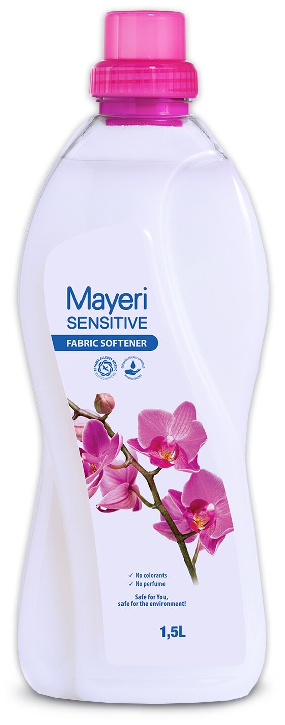 Кондиционер-ополаскиватель для белья Mayeri Sensitive ЭКО 1.5л F213L