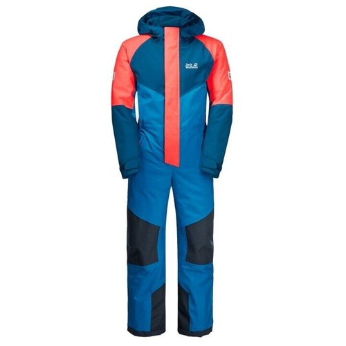 фото Комбинезон горнолыжный jack wolfskin great snow snowsuit kids coral pink (рост:140)