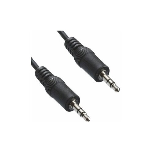 Аудио кабель штекер-штекер 3.5 мм 5Bites 1 метр AC35J-010M кабель аудио 3 5мм 5bites ac35j 050m штекер штекер 3 5 мм 5 метров чёрный