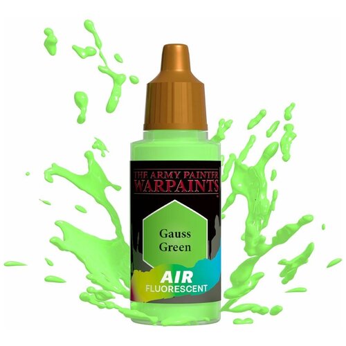 Акриловая краска для аэрографа Army Painter AIr Fluorescent: Gauss Green акриловая краска для аэрографа army painter air bogey green
