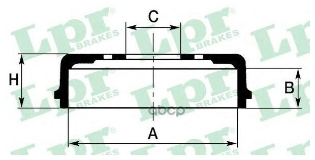 Тормозной Барабан Lpr 7D0507 Lpr арт. 7D0507