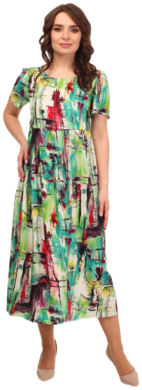 Платье Bitisway, размер 46, зеленый