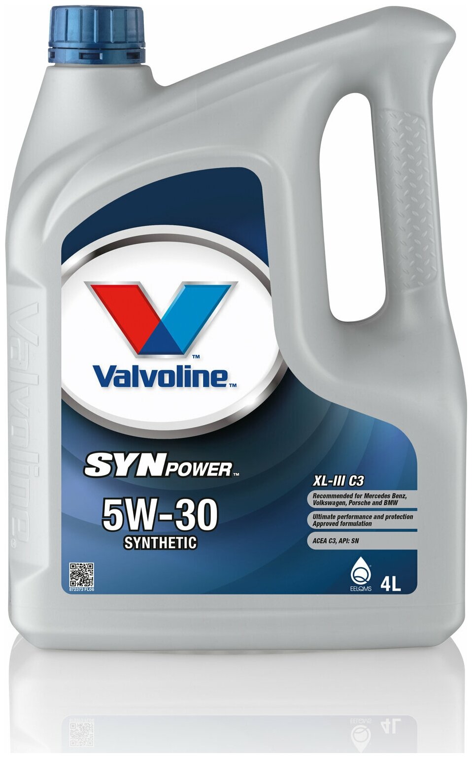 Масло моторное VALVOLINE SYNPOWER XL-III C3 5W-30, 4л