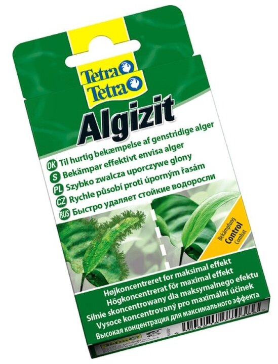 Средство против водорослей Tetra Algizit 10 таблеток, от сильного обрастания водорослями - фотография № 3