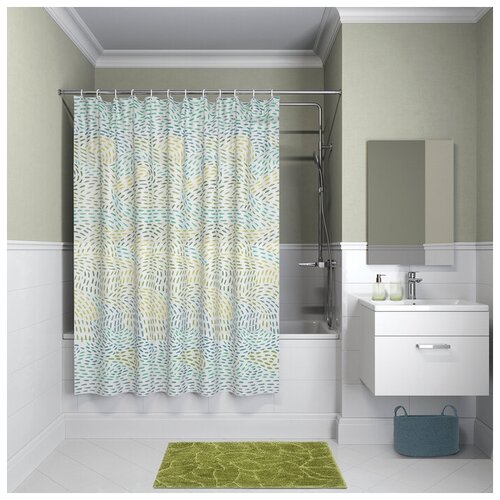 фото Штора для ванной комнаты 200*180 iddis basic (b21p218i11)