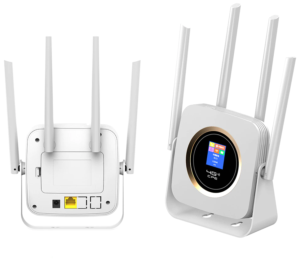 JR HUD+ CPE / WiFi premium - 4G LTE 3G WiFi-роутер с антенным разъемом SMA и дисплеем / аккумулятор, беспроводной, модем.