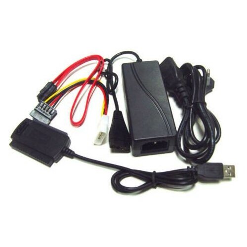 Комплект для USB SATA IDE подключения R-Driver III universal external 12v 5v 2a hard disk power supply adapter high quality usb to sata ide adapters for hdd cd rom