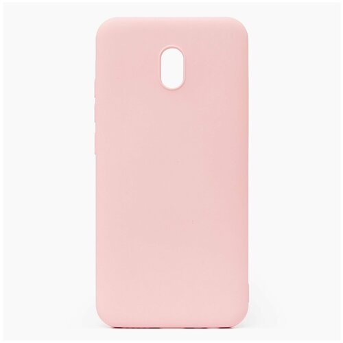 фото Чехол-накладка activ full original design для xiaomi redmi 8a (светло-розовая) без бренда
