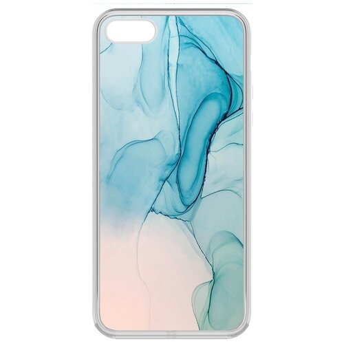 Чехол-накладка Krutoff Clear Case Абстракт разводы для iPhone 5/5s чехол накладка krutoff clear case za мир для iphone 5 5s