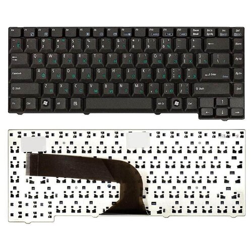 Клавиатура для ноутбука Asus Z94 A9T X50 X51 X58 черная 1490₽