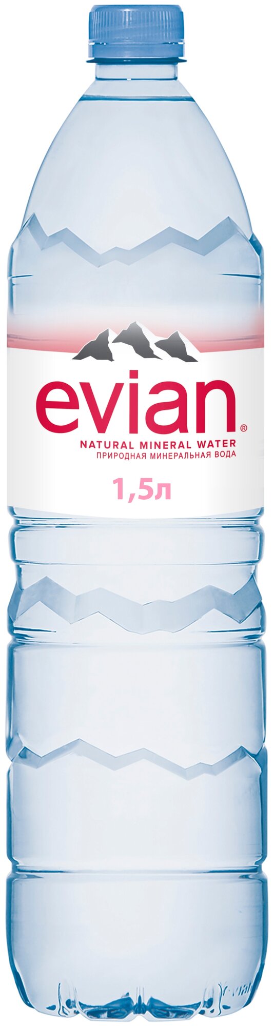 Вода Evian минеральная природная столовая негазированная, 1,5 л