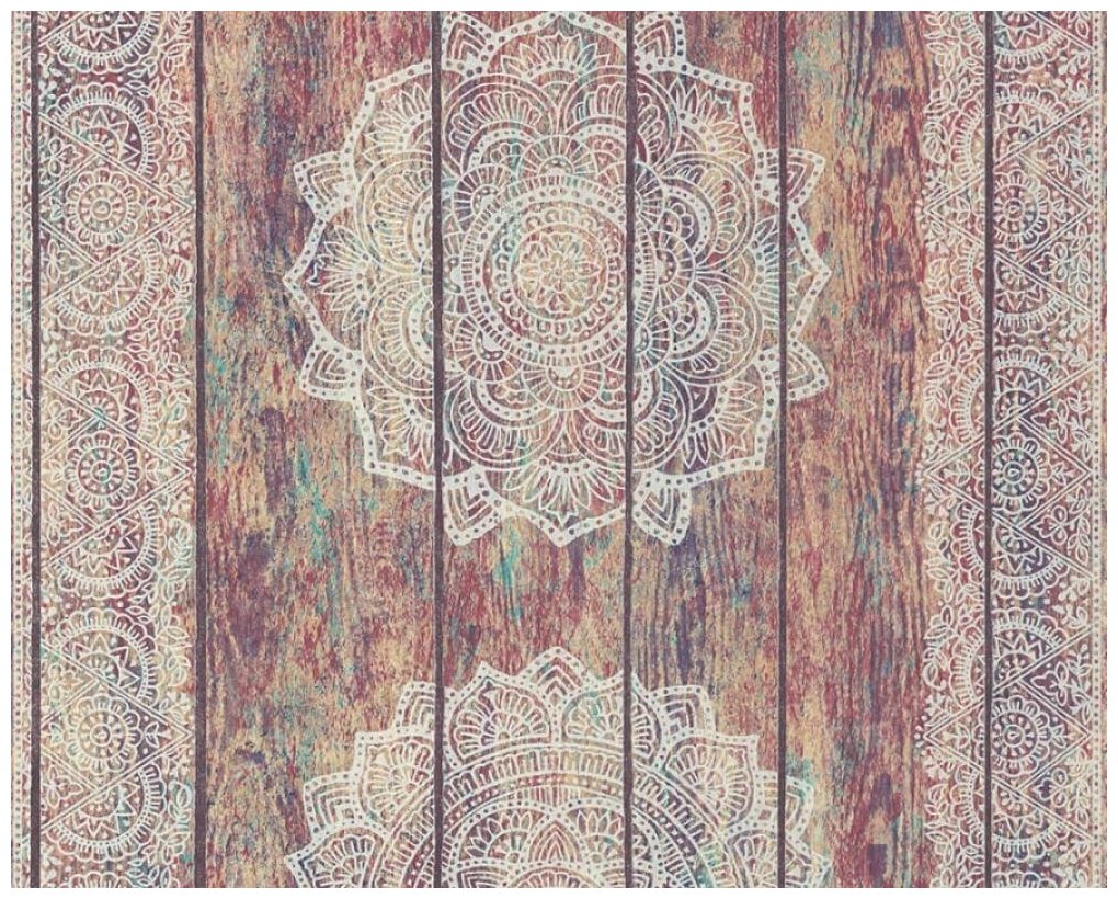 фото Обои A.S. Creation коллекция Love артикул 36462-1 винил на флизелине ширина 53 длинна 10,05, Германия, цвет бордовый, узор геометрический, круги, полосы