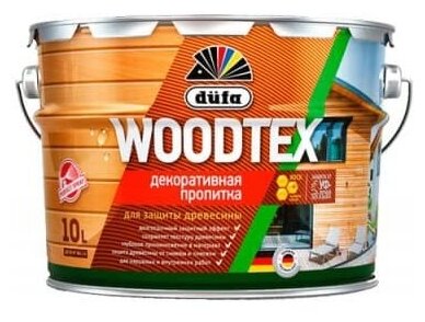 Пропитка DUFA Woodtex декоративная для защиты древесины Венге 10 л