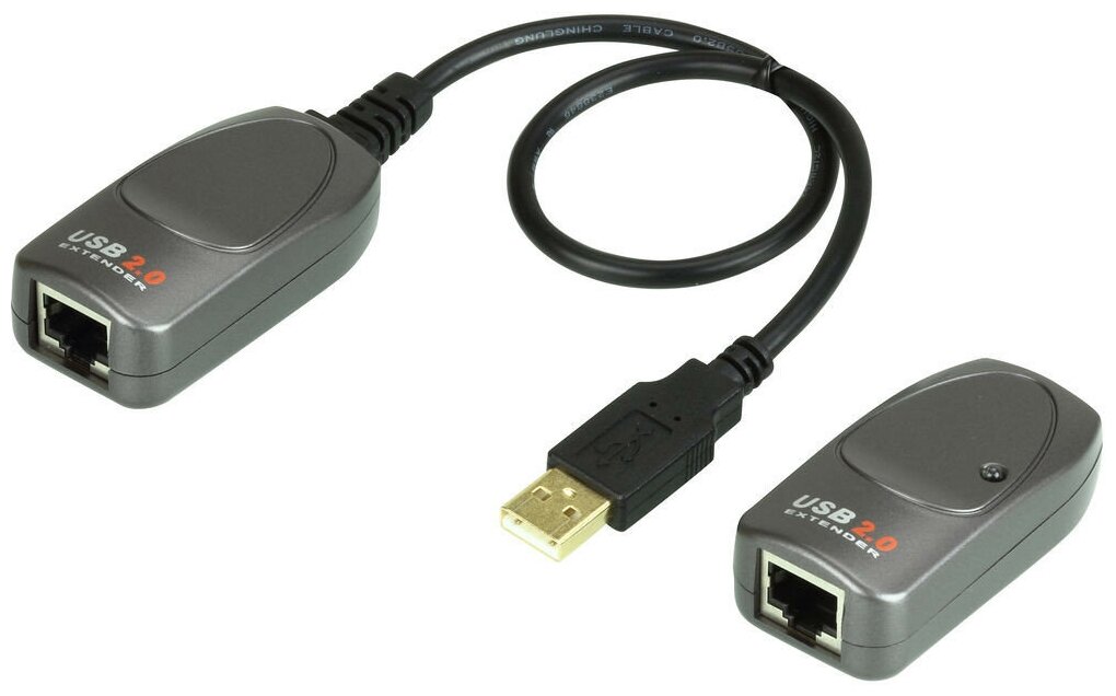 USB удлинитель ATEN UCE260 / UCE260-AT-G USB 2.0 удлинитель по кабелю Cat 5 (60м) ATEN UCE260-AT-G