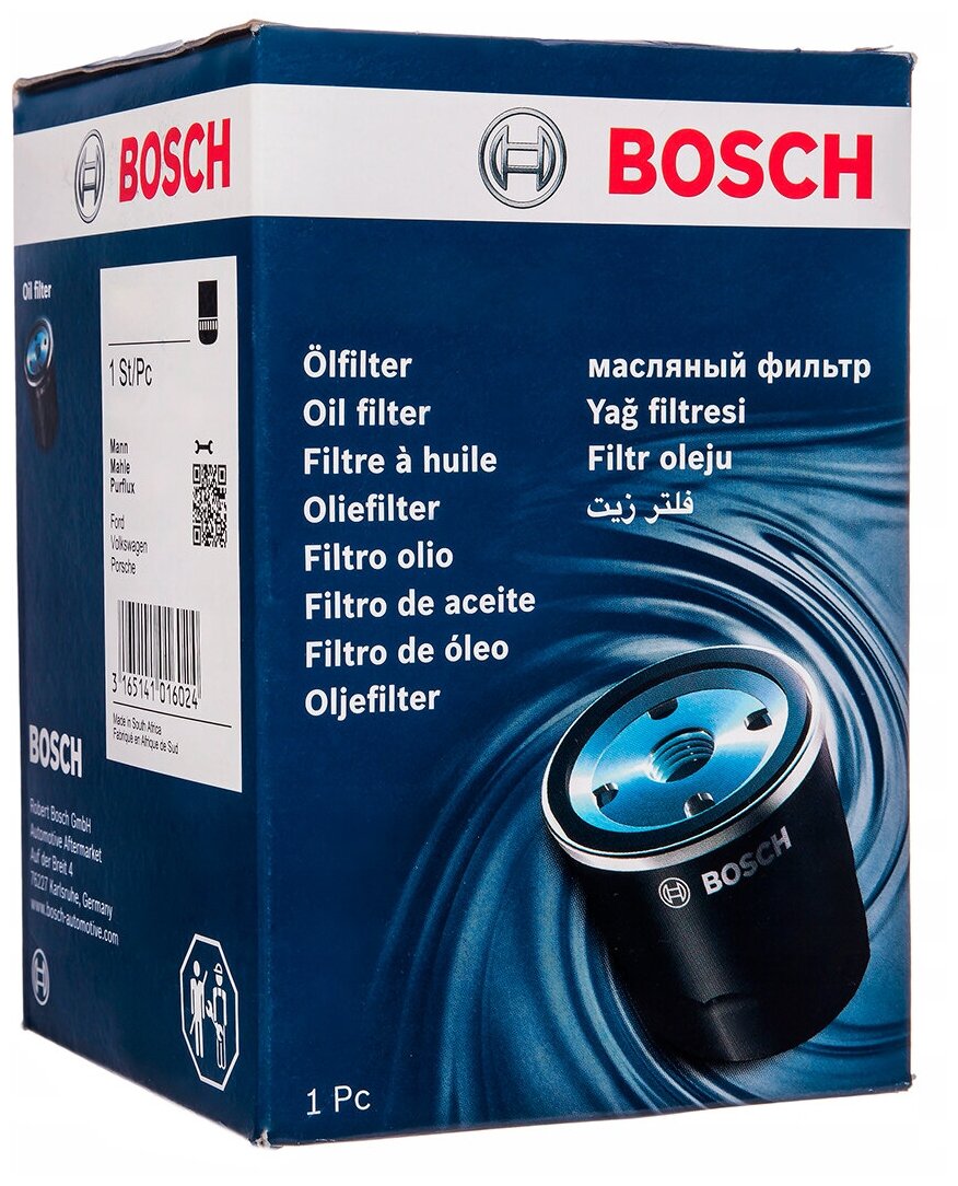 Масляный фильтр Bosch - фото №1
