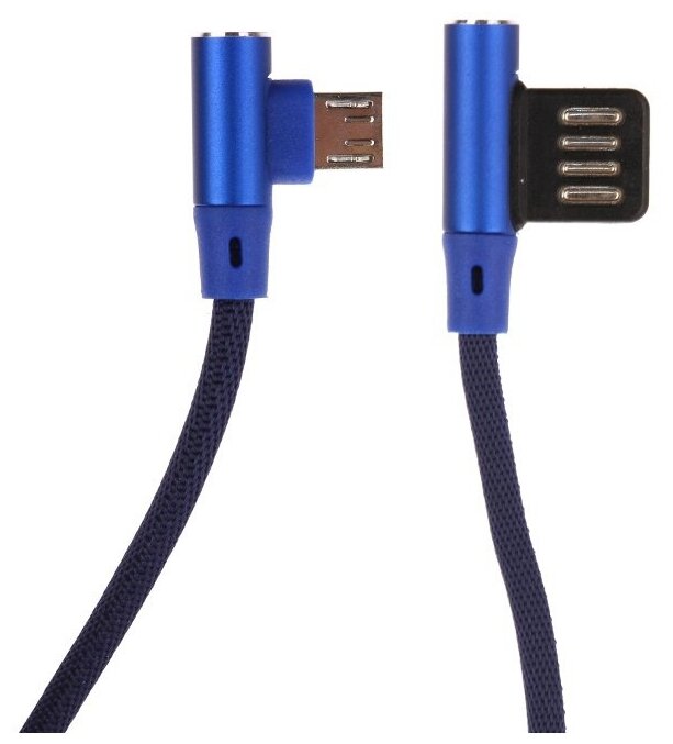 Дата-Кабель Red Line Fit USB - Micro USB, синий