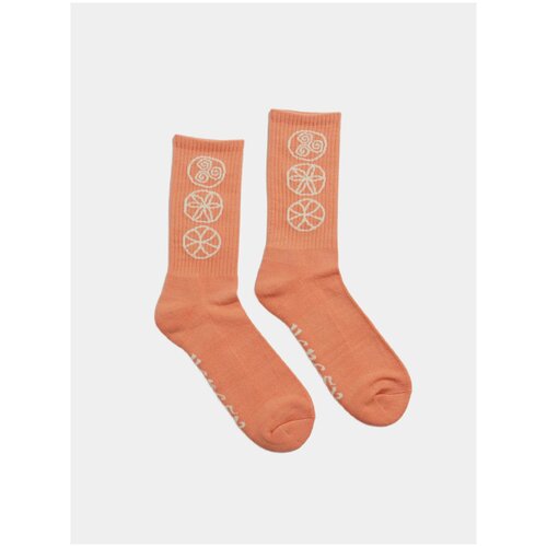 фото Мужские носки heresy london, 1 пара, высокие, размер one size, коралловый