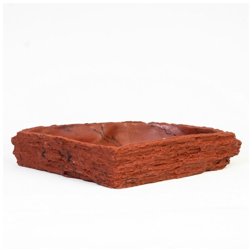 Кормушка-поилка угловая для рептилий LUCKY REPTILE "Dish Lava", 17х13.5х3см (Германия) - фотография № 5