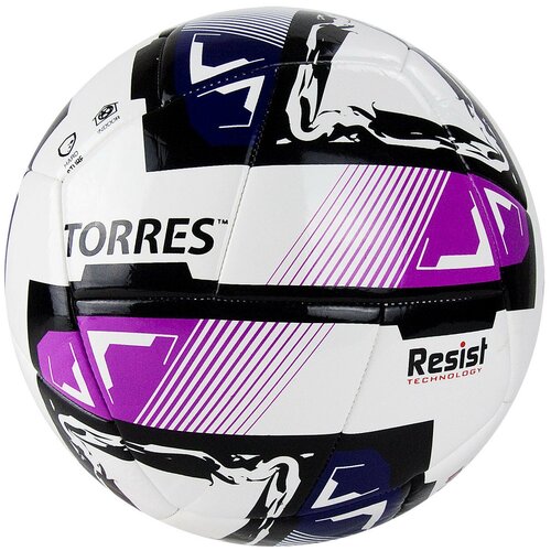 Мяч футзальный TORRES Futsal Resist арт. FS321024, р.4 мяч футзальный torres futsal club f31884 р 4