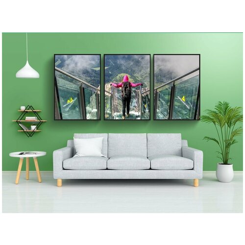 фото Набор модулных постеров для интерьера "австрия, горы, альпийские" 60x90 см. в тубусе, без рамки lotsprints