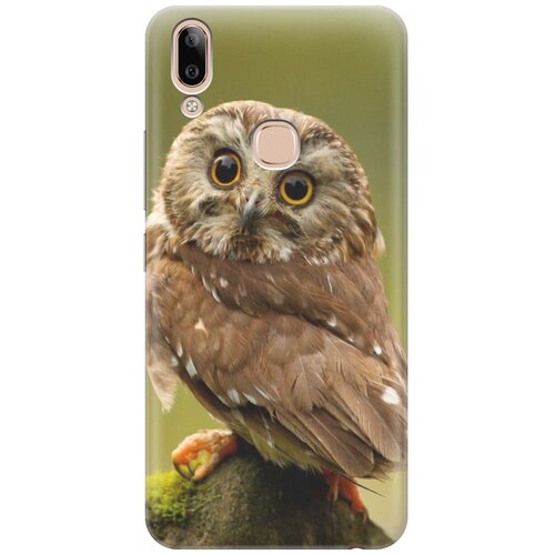 фото Gosso ультратонкий силиконовый чехол-накладка для vivo y85 / v9 с принтом "сова на дереве"