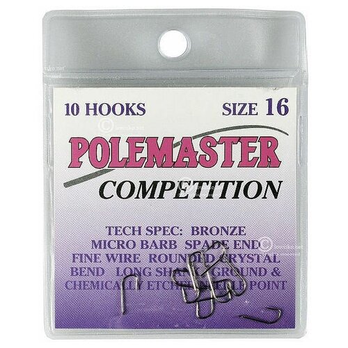 фото Drennan, крючки polemaster competition, №22, 10шт.