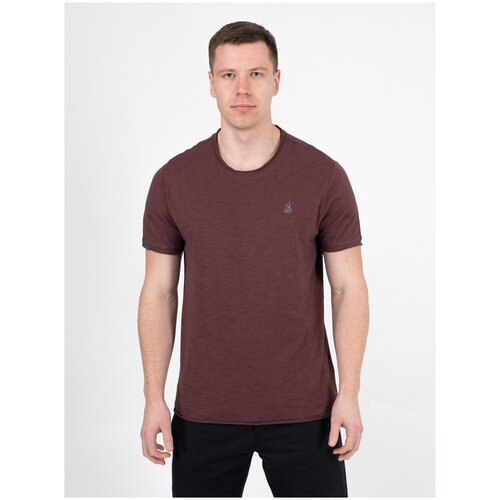 фото Футболка великоросс nf-24/nf-10/nf-14/nf-2/nf-30/nf-46/nf-50/nf-18/nf-62/nf-68/nf-96/nf-92/nf-76/nf-72 дизайнерские края размер 46, бордовый