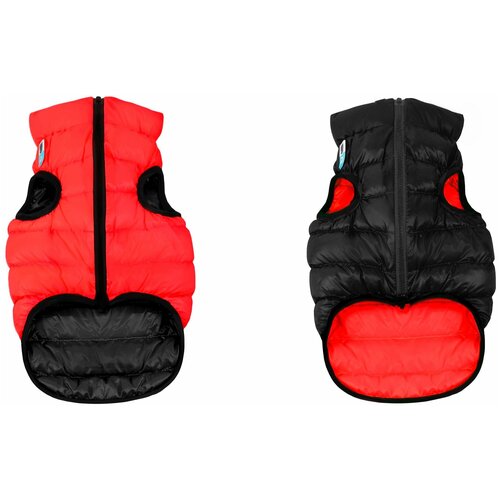 фото Airyvest курточка двухсторонняя эйривест, размер s 40, красно- черная. спина: 52-54см, объем груди: 38-40см