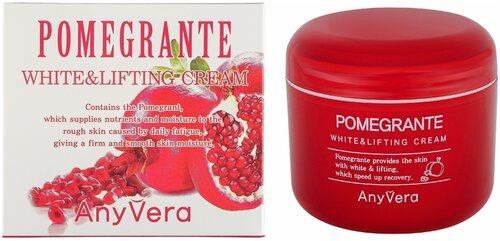 ANYVERA Cream Pomegrante Омолаживающий крем с экстрактом граната 100 мл
