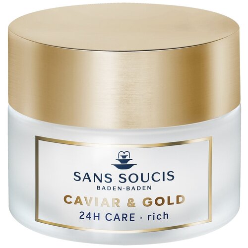 Sans Soucis Caviar  Gold anti age deluxe 24часа Крем антивозрастной питательный для сухой кожи 50мл