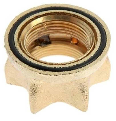 фото Гайка крепёжная Accoona A471-4, для установки смесителя на раковину/столешницу, М28 х 1,5