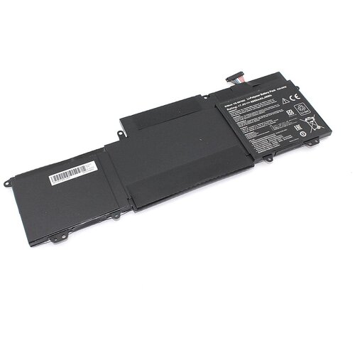 Аккумуляторная батарея для ноутбука Asus VivoBook U38N-C4004H (C31N1806) 7.4V 6600mAh OEM аккумулятор для ноутбука asus ux32a ux32vd zenbook c23 ux32